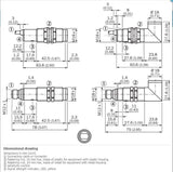 SICK VTF18-4P1412 Photoelectric proximity sensor PNP