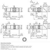 SICK VTF18-4P5840 Photoelectric Proximity Sensor PNP